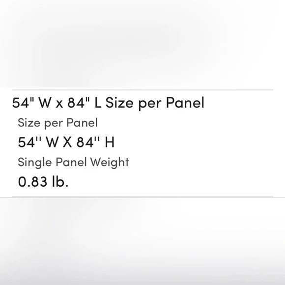 Curtains by Millen Wayfair Basics Navy 54 Width 84 Length - Picture 2 of 3